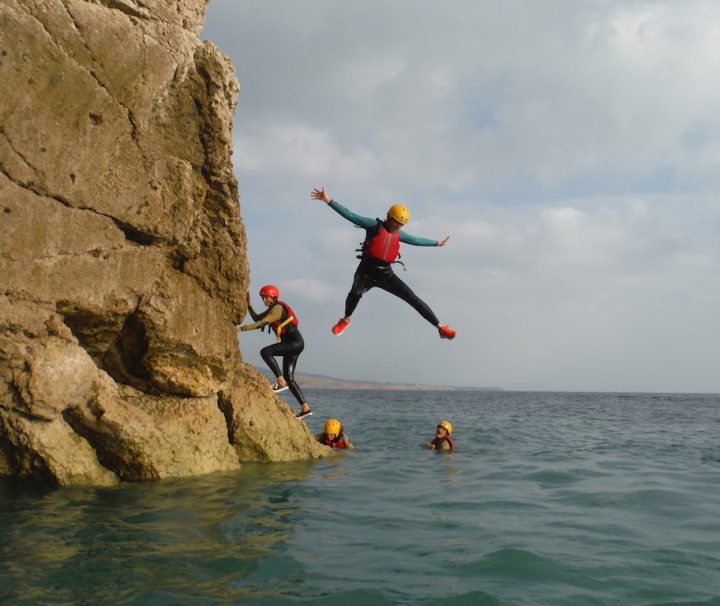 Coasteering on the Isle of Wight