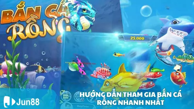 Tham gia bắn cá rồng ngay với 4 bước đơn giản